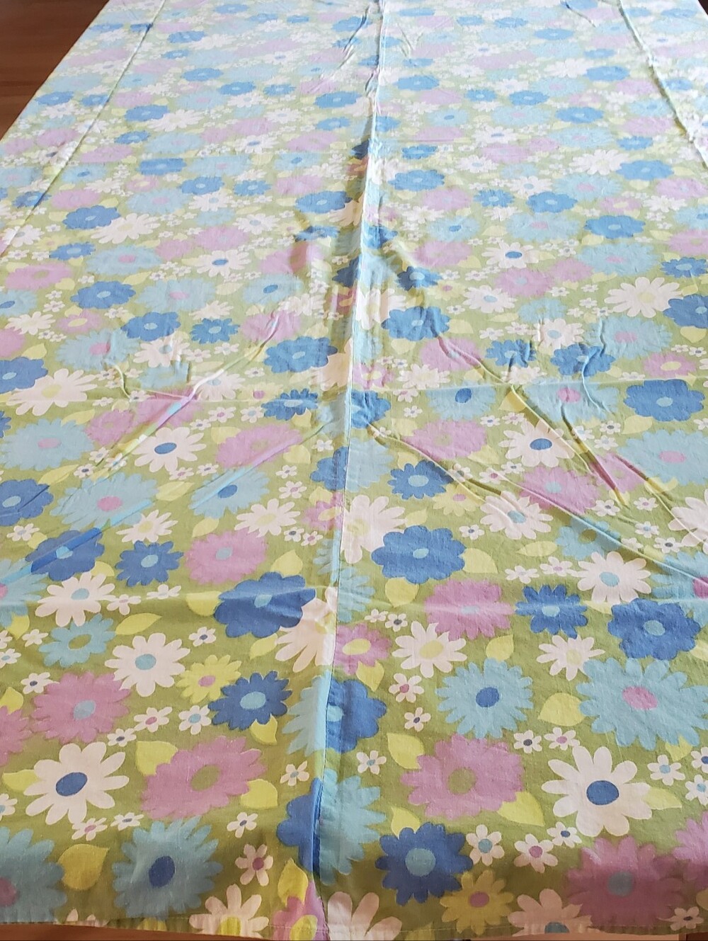 Flower Power Table Cloth Or Fabric